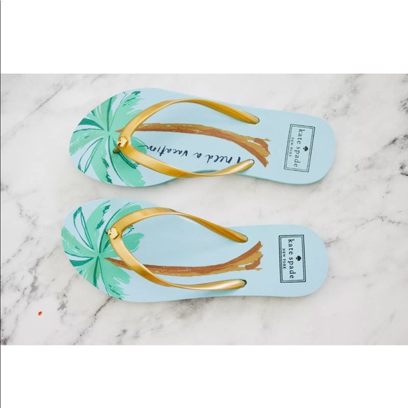 ❗️SOLD❗️Kate Spade NY Nassau Flip Flops Sandals - Picture 4 of 8
